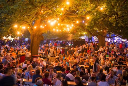 It-was-a-beautiful-time-at-Tasmania’s-premium-summer-event-‘Festivale’,-a-three-day-celebration-showcasing-Tasmanian-food,-beverages-and-entertainment!-Launceston,-Tasmania.-February-2023